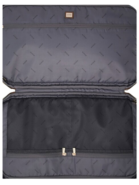 BERTA Geantă de călătorie, cu curea de umăr logo latte / maro - Genți de voiaj