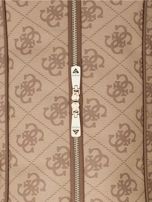 BERTA Geantă de călătorie, cu curea de umăr logo latte / maro - Genți de voiaj