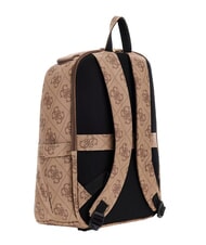 GUESS BERTA Rucsac cu buzunare multiple, sub șezut 45 cm logo latte / maro - Genți femei - 4