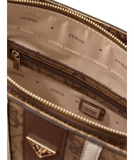 GUESS NOELLE 2 Geantă de cumpărături, geantă de umăr logo latte / maro - Genți femei - 4