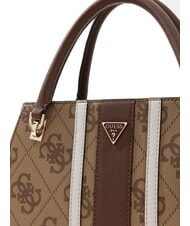 GUESS NOELLE 2 LUXURY Geantă de m&acirc;nă logo latte / maro - Genți femei - 6
