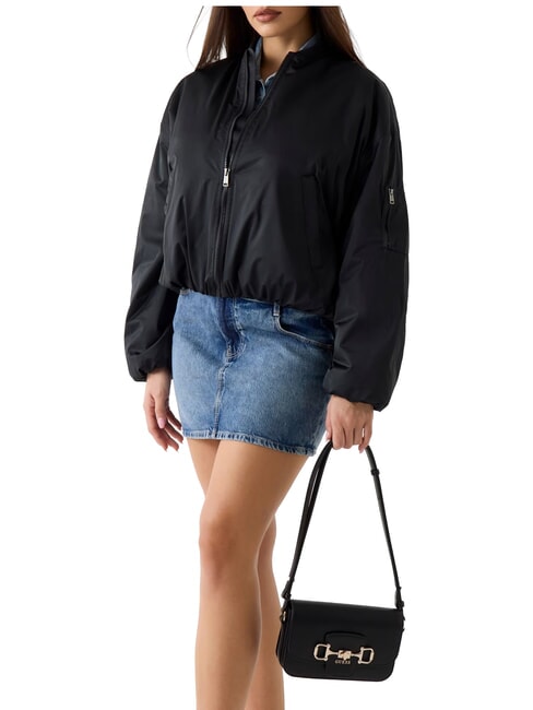 JANIE Geantă de umăr mini BLACK - Genți femei