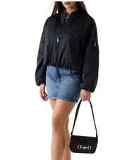 GUESS JANIE Geantă de umăr mini BLACK - Genți femei - 2