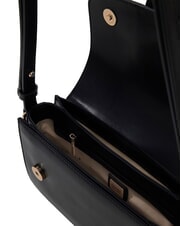 GUESS JANIE Geantă de umăr mini BLACK - Genți femei - 5