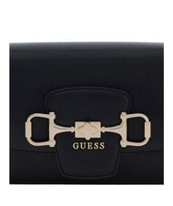 GUESS JANIE Geantă de umăr mini BLACK - Genți femei - 6