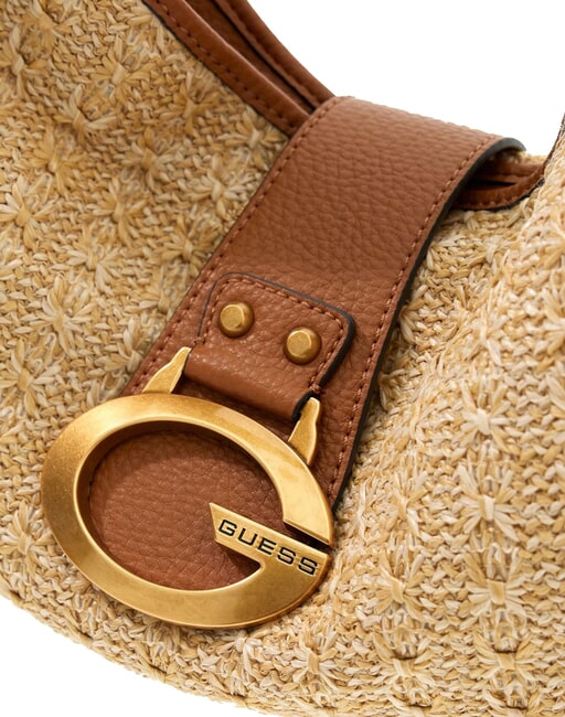 CAMDEN Geantă de umăr natural / coniac - Genți femei