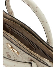 GUESS EMELIE LOGO2 Geantă de m&acirc;nă, cu curea de umăr logo-ul vaniliei - Genți femei - 4