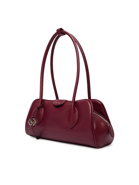 EMBOSSED LOGO BUSINE Geantă de umăr roz atrăgător - Genți femei