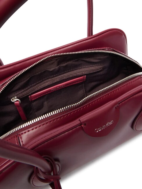 EMBOSSED LOGO BUSINE Geantă de umăr roz atrăgător - Genți femei