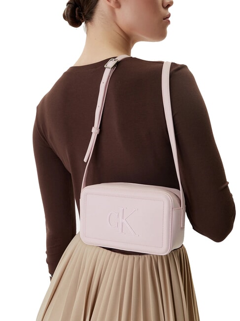 BOLD MONOGRAM Geantă de umăr mini roz leagăn - Genți femei