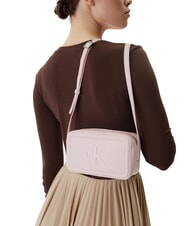 CALVIN KLEIN BOLD MONOGRAM Geantă de umăr mini roz leagăn - Genți femei - 2