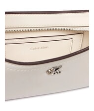 CALVIN KLEIN HARDWARE MONOGRAM Geantă de umăr alis alb - Genți femei - 5