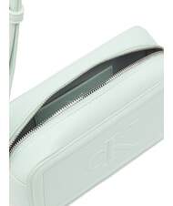 CALVIN KLEIN BOLD MONOGRAM Geantă de umăr mini șoaptă albastră - Genți femei - 4