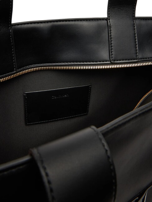 BOLD MONOGRAM Geantă de cumpărături de umăr pe negru - Genți femei