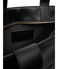 CALVIN KLEIN BOLD MONOGRAM Geantă de cumpărături de umăr pe negru - Genți femei - 5