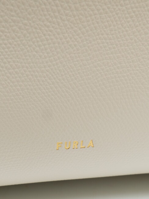 RIVA Geantă de umăr, piele CREMĂ - Genți femei