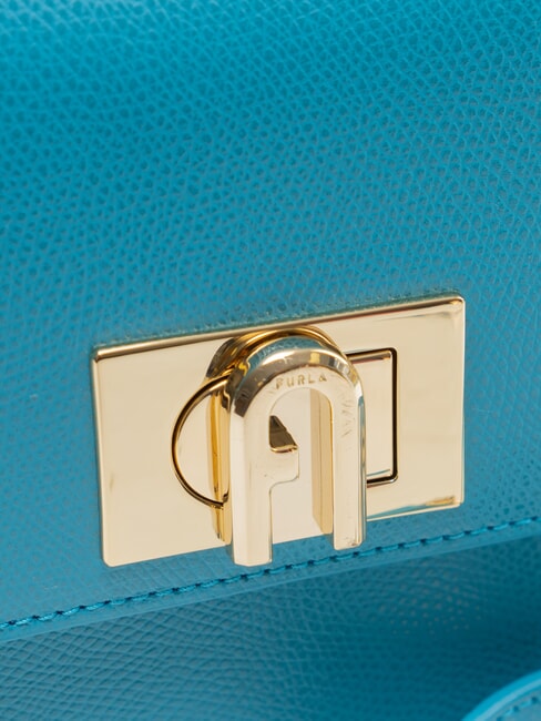 1927  Geantă de umăr mini turcoaz - Genți femei