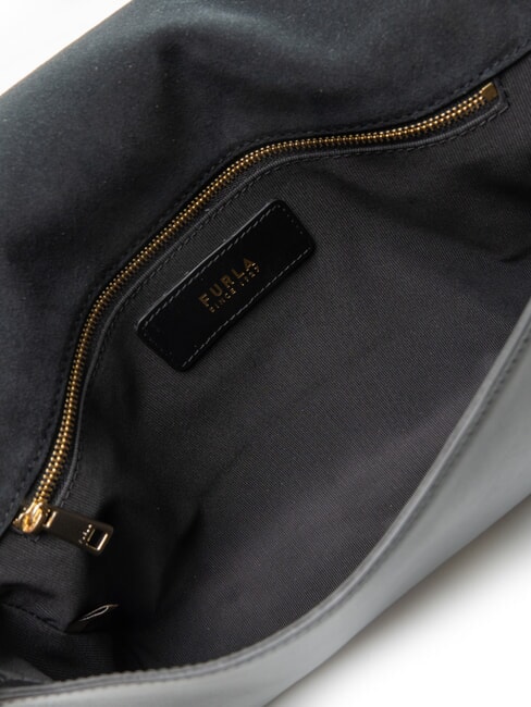 CAMPIONARIO - RIVA  Geantă de umăr negru+vanilie - Genți femei