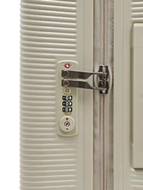 ULTIMA Troler extensibil rigid pentru bagaj de m&acirc;nă bej - Bagaje de m&acirc;nă