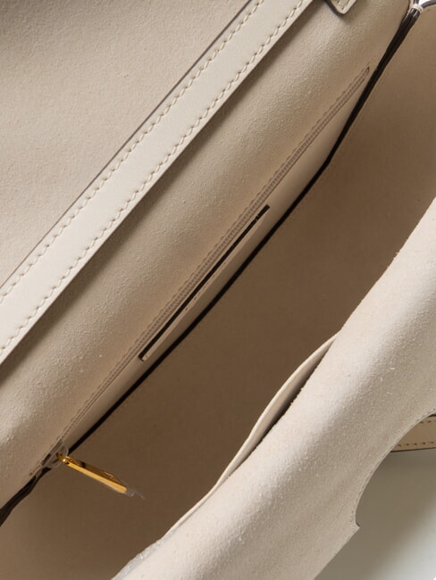 SFERA Geantă de umăr, din piele vanilie - Genți femei