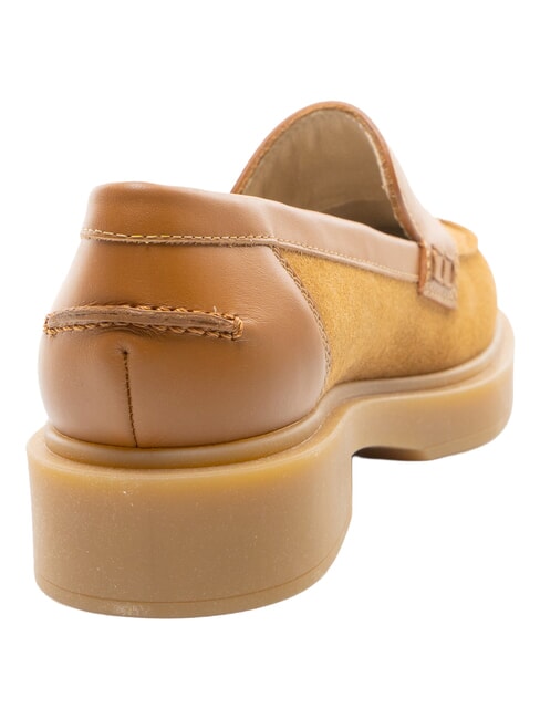 CAMPIONARIO - SFERA  Mocasini din piele brandy + bază de miere - Pantofi femei