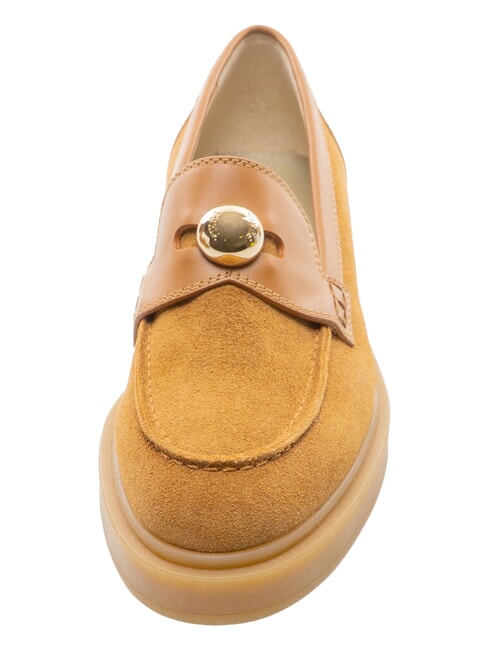 CAMPIONARIO - SFERA  Mocasini din piele brandy + bază de miere - Pantofi femei