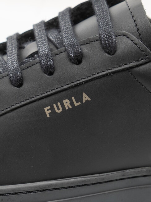 NICE  Adidași din piele negru - Pantofi femei