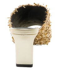 FURLA CAMPIONARIO - DIAMANTE  Sandale cu strasuri culoare auriu + culoare auriu deschis - Pantofi femei - 3