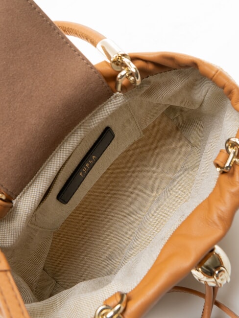 CAMPIONARIO - MIONIDO Geantă mini cu curea de umăr Tonuri de havana + brandy - Genți femei