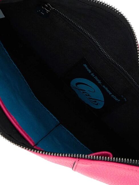 BEYONCE Geantă tip clutch din piele de mărime medie cu curea de umăr begonie - Genți femei