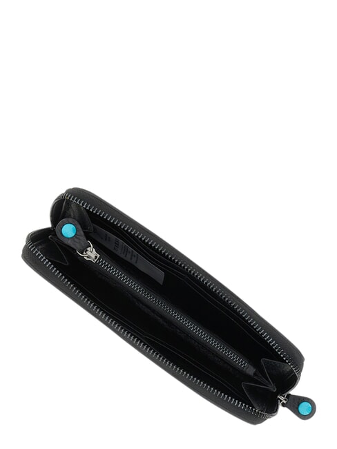 GMONEY17 Portofel mare din piele cu fermoar begonie - Portofele femei