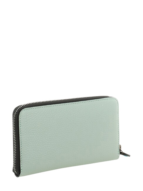 GMONEY17 Portofel mare din piele cu fermoar lac - Portofele femei