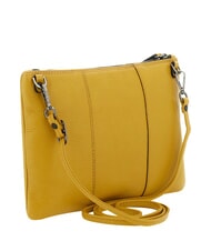 GABS BEYONCE Geantă tip clutch din piele de mărime medie cu curea de umăr miere - Genți femei - 2