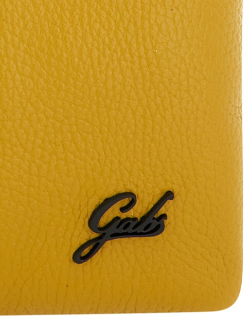 BEYONCE Geantă tip clutch din piele de mărime medie cu curea de umăr miere - Genți femei