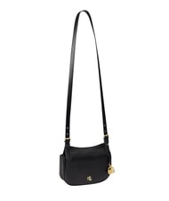 RALPH LAUREN MARCY Geantă de umăr mini negru2 - Genți femei - 4