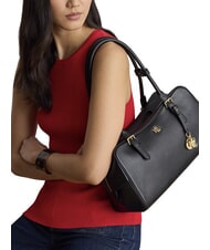 RALPH LAUREN MARCY Geantă de umăr, piele negru2 - Genți femei - 2