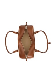 RALPH LAUREN MARCY Geantă de umăr, dublă portabilitate alb/brun - Genți femei - 5