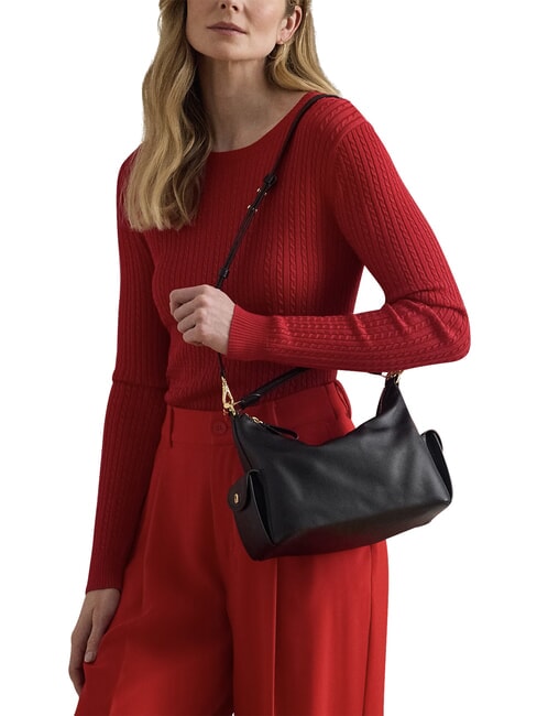 BLAIKE Geantă de m&acirc;nă, cu curea de umăr negru2 - Genți femei