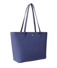RALPH LAUREN KARLY Geanta de cumparaturi din piele Carson Blue - Genți femei - 3