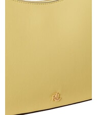 RALPH LAUREN DANNI Geanta de umar, cu bareta de umar, din piele sorbet de lăm&acirc;ie - Genți femei - 7