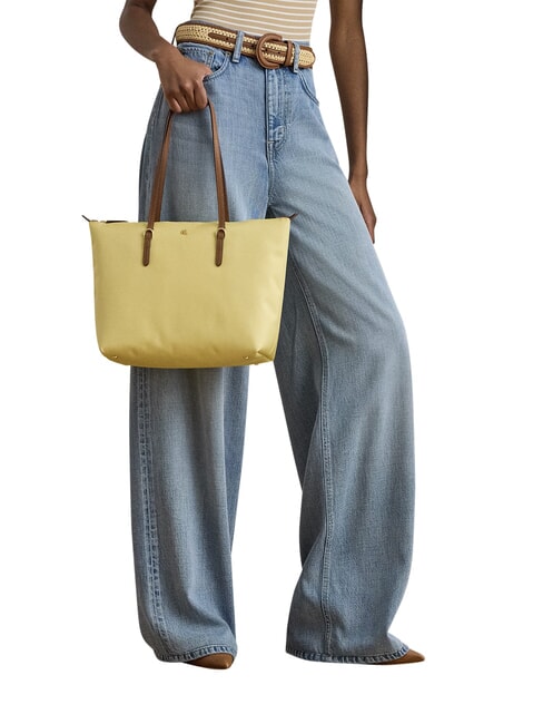 KEATON Geanta de cumparaturi medie sorbet de lăm&acirc;ie/bronz Lauren - Genți femei