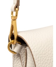 GIANNI CHIARINI HELENA ROUND Geantă de m&acirc;nă, cu curea de umăr, din piele nisip - Genți femei - 5