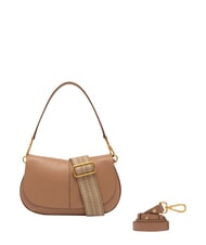 GIANNI CHIARINI HELENA ROUND Geantă de m&acirc;nă, cu curea de umăr, din piele lut - Genți femei - 3