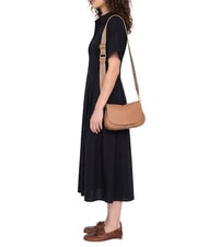 GIANNI CHIARINI HELENA ROUND Geantă de m&acirc;nă, cu curea de umăr, din piele lut - Genți femei - 8