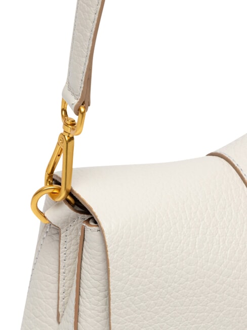 HELENA ROUND Geantă de umăr, cu curea de umăr, din piele nisip - Genți femei