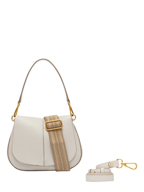 HELENA ROUND Geantă de umăr, cu curea de umăr, din piele nisip - Genți femei