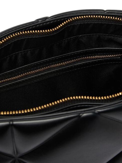 EMBOSSED Quilted Geantă de umăr negru - Genți femei