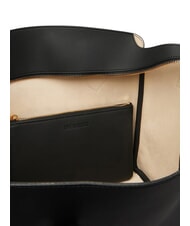 LOVE MOSCHINO BOLD LOVE Geantă de cumpărături de umăr negru - Genți femei - 5