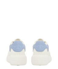 ARMANI EXCHANGE SUPER MINI-TUMBLED Adidași alb-gălbui+glaciar - Pantofi femei - 4