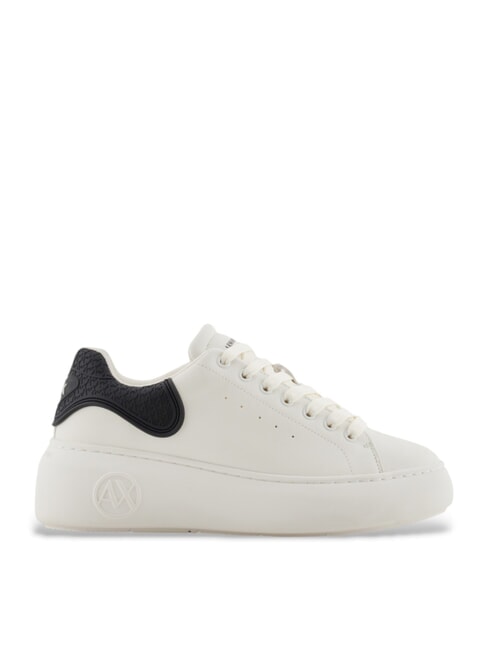 SUPER MINI-TUMBLED Adidași alb-gălbui + negru - Pantofi femei